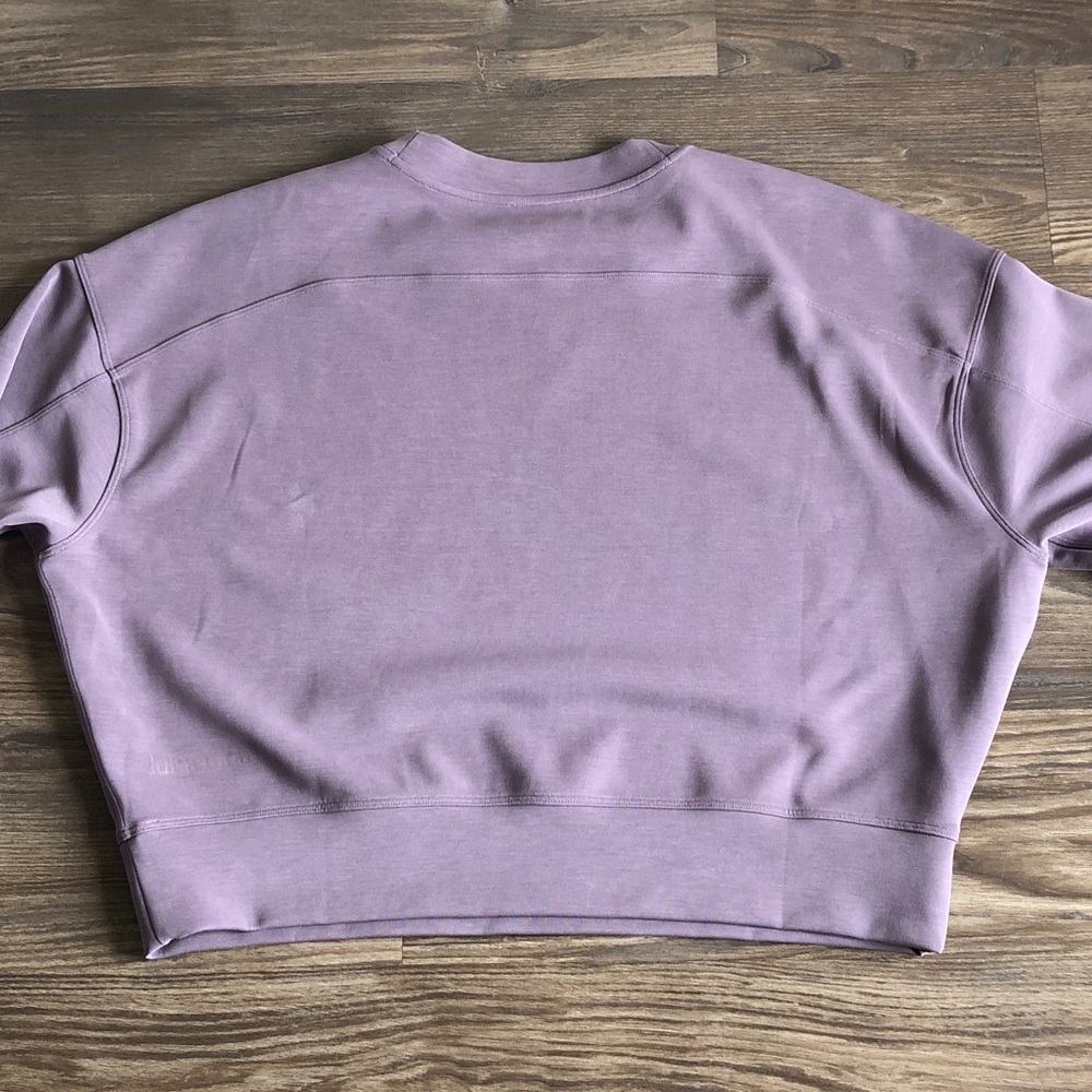 Lululemon Softstreme Perfectly Oversized Cropped Crew Pullover - Picture 6 of 11
